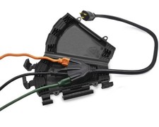 Twist and Seal Outdoor Tri-Tap Extension Cord Plug Head Safety Cover Cord Vault
