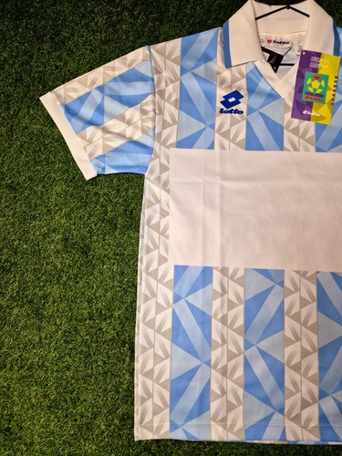 Lotto - Camiseta de entrenamiento vintage - Patrón - Nuevo/Deadstock - XL - Imagen 2 de 7