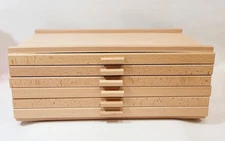 7 Elements 6 Drawer Wooden Storage Box for Art Pastels, Pencils, Brushes, Tools