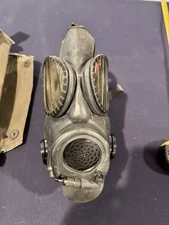 U. S. M-17 GAS MASK W/ WATERPROOF BAG, ORIGINAL CARRY BAG, Original Manual MINT
