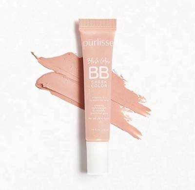 purlisse Blush Glow BB Cheek Color Creamy Buildable Cool Mauve 0.34 fl oz