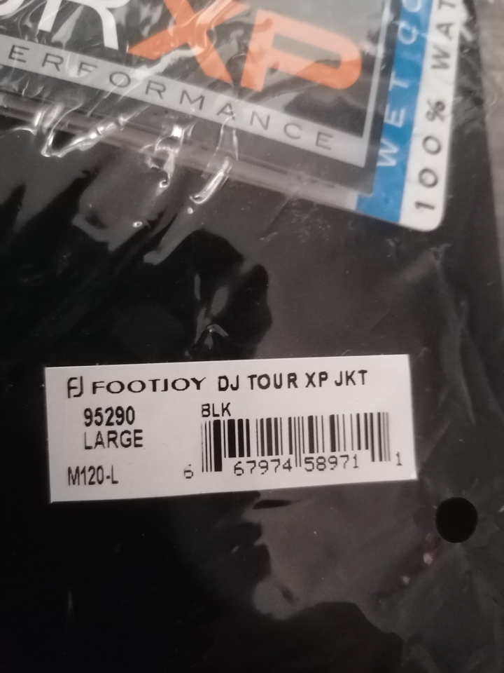 Footjoy Dryjoys Tour XP Jacket Mens Size Medium TPC Snoqualmie Ridge AS-IS VGUC