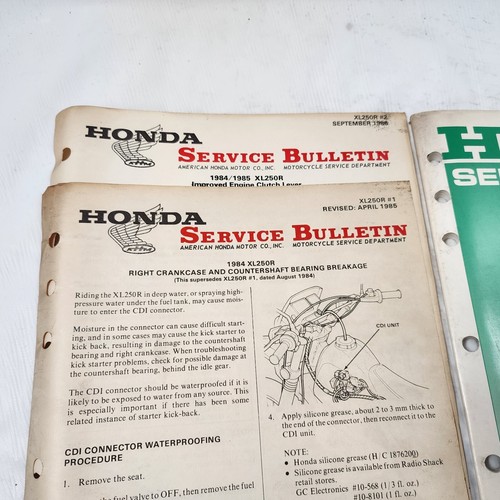 Honda Service Shop Repair Manual Book 1984 - 1987 XL250R XL250 XL 250 61KL403 - Picture 3 of 7