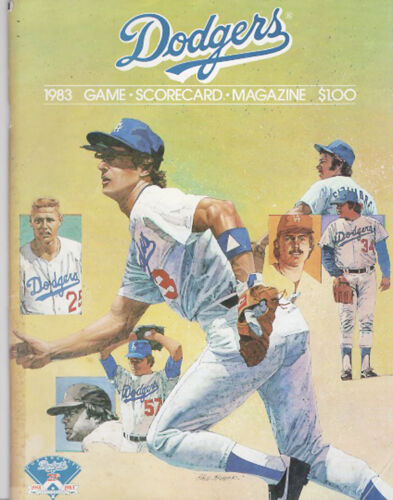 1983--DODGERS (FERNANDO-SCIOSCIA-SAX-BAKER-OREL) v.EXPOS--PROGRAMMA--XLNT+