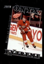 1999-00 Stadium Club Onyx Extreme #OE7 Nicklas Lidstrom Detroit Red Wings