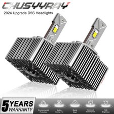 D5s Led Headlight Bulbs High-low Fit Chevy Silverado 1500 2016-2018 Replace Hid