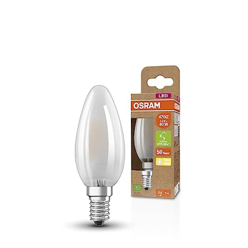 (TG. Confezione singola) OSRAM Lampada LED SUPERSTAR+ CLASSIC B GLFR 40, E14, ca