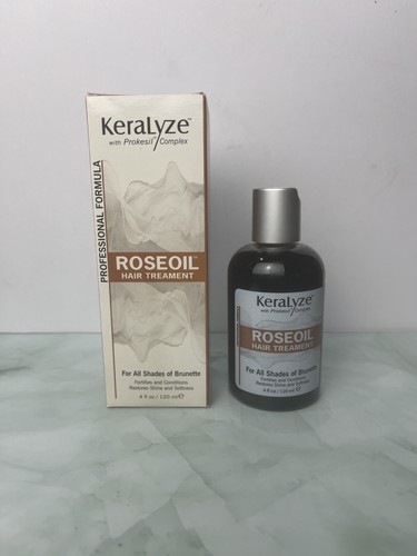 KeraLyze Roseoil Hair Treatment Brunette 4 oz HairFortify Prokesil Complex NEW - Picture 2 of 4