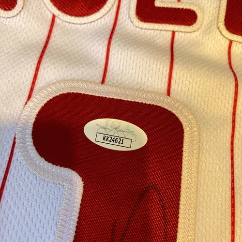 Jimmy Rollins 2008 World Series MVP Signed Inscribed Phillies Jersey JSA COA - Picture 5 of 9