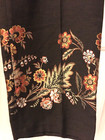 NWT ANNI KUAN NYC Embroidered Floral Pants Size 8 Women's Brown Gold Flowers — photo 2