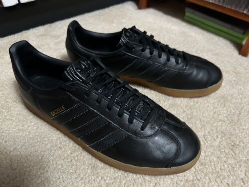 Adidas Originales Gazelle Zapatos Para Hombre Tenis Talla 11.5 Negro BD7480, goma nobuck - Imagen 2 de 21
