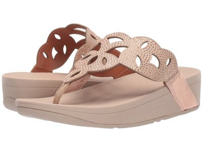 fitflop rose gold sandals