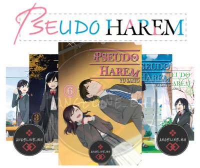 Pseudo Harem Manga Complete Full Set by Yū Saitō Volume 1-6 DHL EXPRESS