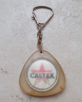 Vintage CALTEX Duesenberg 1935 auto keychain key ring France antique ...