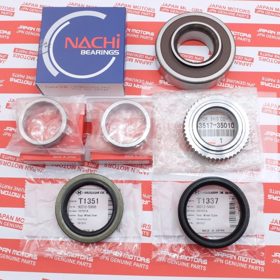 HECHO EN JAPÓN para Toyota Tundra Tacoma 4Runner T100 Kit de cojinete y sello de rueda trasera Foto 3 de 4