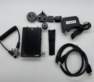 Teradek Cube 655 HDMI/SD H.264 Encoder w/3 Antennas Power Supply & Accessories