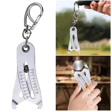 Portable Precise Thread Size Checker Keychain Bolt Size Checker Keychain Manual