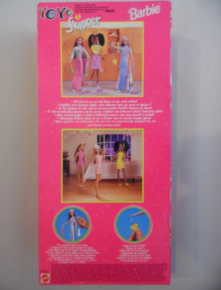 NEVER OPENED NEW IN BOX 1998 YOYO SKIPPER BARBIE® 22228 MATTEL