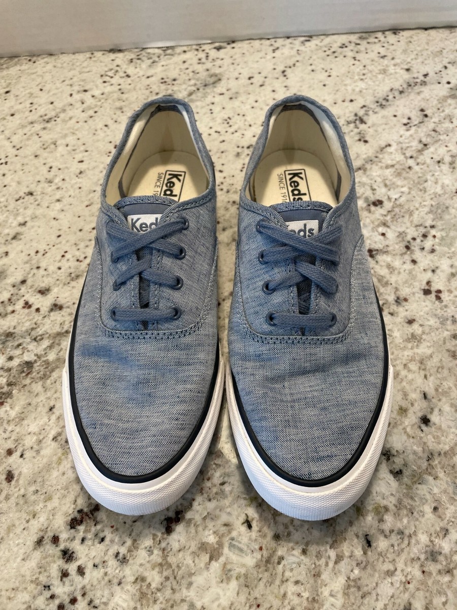 Keds Surfer Sneakers Chambray Fabric, Women's 8 | eBay