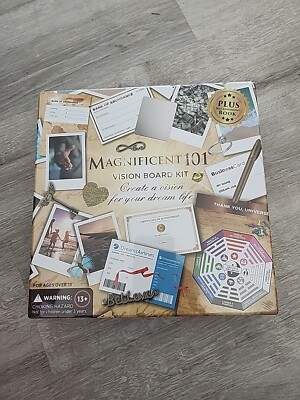 Magnificent 101 Vision Board Kit New Sealed Design Your Most Fantastic Life