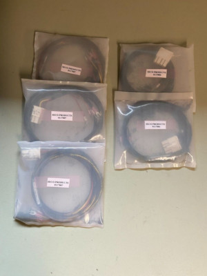Lot  Molex Controllers (2) 4 Pin + (3) 6 Pin SECO 0117886 0117887 Wiring Harness