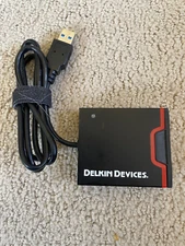 Delkin Devices USB 3.0 multi-format card reader -- Works great! Free shipping!