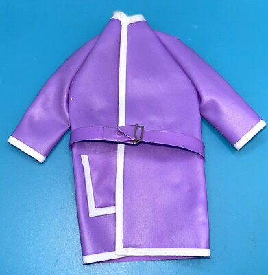 Vintage Mattel #10984 Barbie Doll Purple Rain Coat Jacket Vintage Mattel #10984 Barbie Doll Purple Rain Coat Jacket