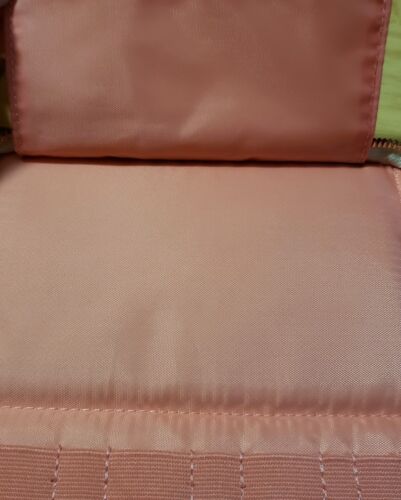 Custodia da viaggio pennello trucco Sephora bianco sporco ecopelle cerniera rosa interno - Foto 9 di 11