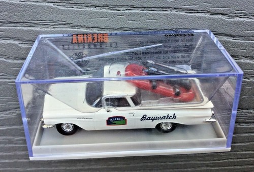 BREKINA 1/87 HO SCALE MALIBU BAYWATCH WHITE CHEVY EL CAMINO CAR # 19941 NIB - Picture 2 of 7