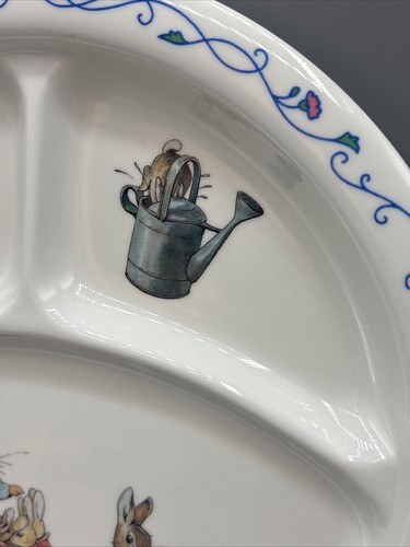 Vintage Eden Peter Rabbit and Friends Divided Children’s Plate Plastic 8” - Picture 3 of 8