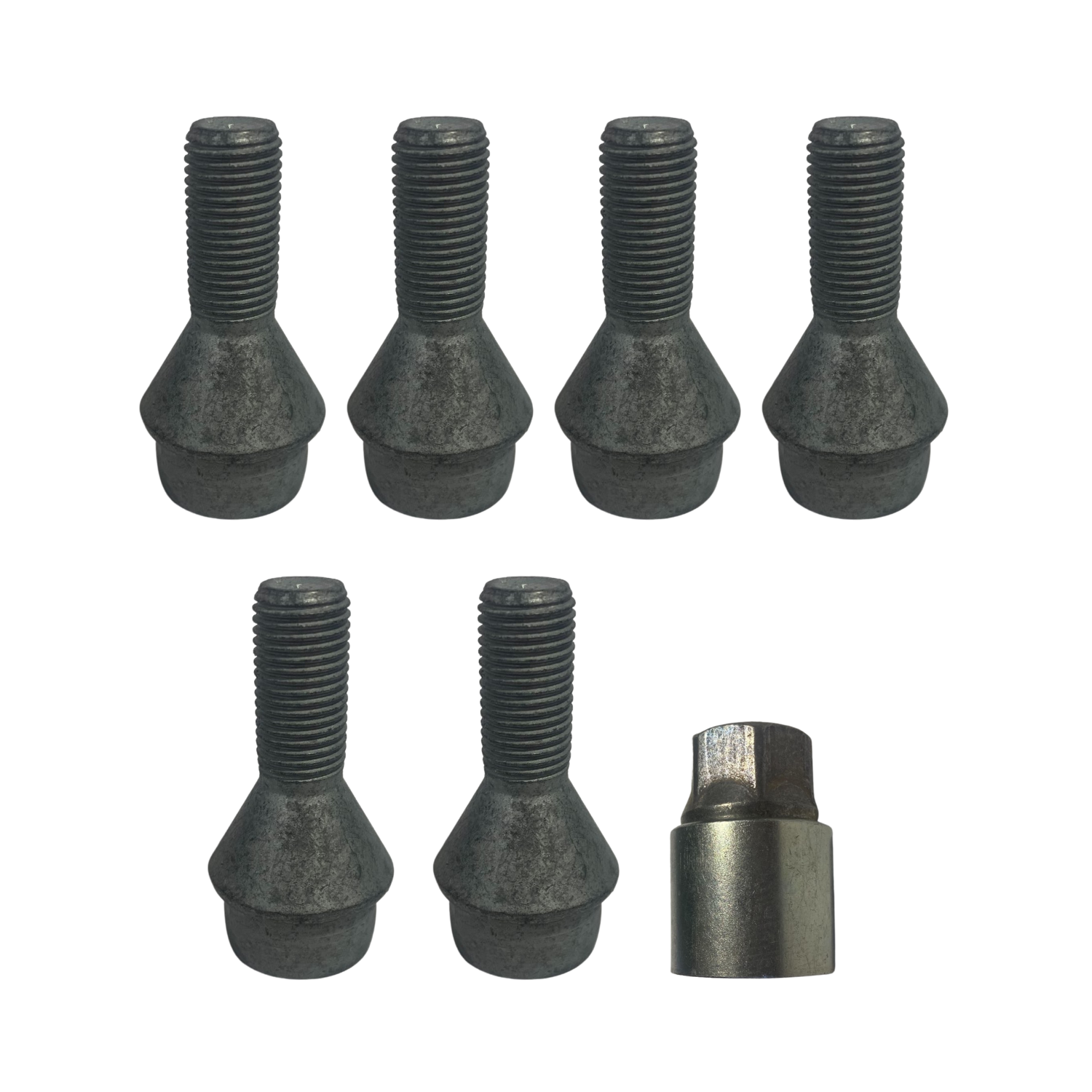 Milenco Motorhome Locking Wheel Nuts M16 Set of 6 Ducato Boxer Citroen