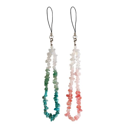 2 Pcs Chain Phone Chains Cellphone Beaded Lanyard - Zdjęcie 2 z 12