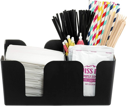 6 Pack - Bar Caddy with 6 Compartments, Plastic Bar Organizer - Picture 5 of 10