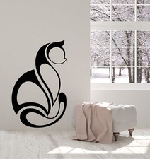 Vinyl Wall Decal Abstract Art Cat Pet Animal Room Decoration Stickers 1376ig