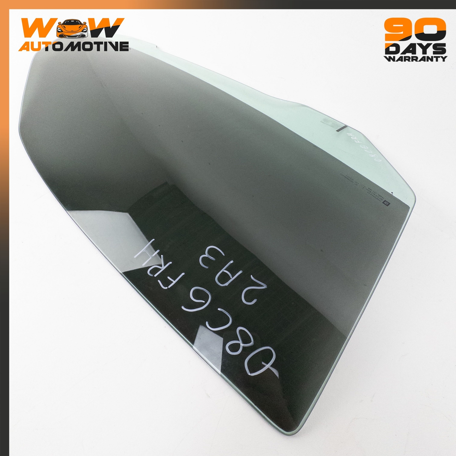 05-13 CHEVROLET CORVETTE C6 FRONT RIGHT PASSENGER SIDE DOOR WINDOW GLASS TINK OE