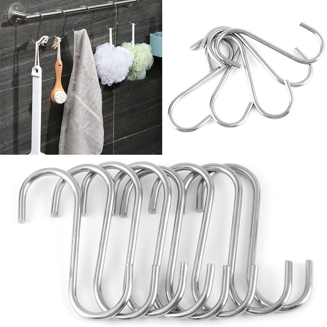 Holder Home /& Kitchen Storage Rack Hanger Clasps Hooks Double S Shaped Hook
