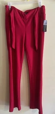Ladie’s Red SOHO Pants Size Medium Pull Up Front Sash