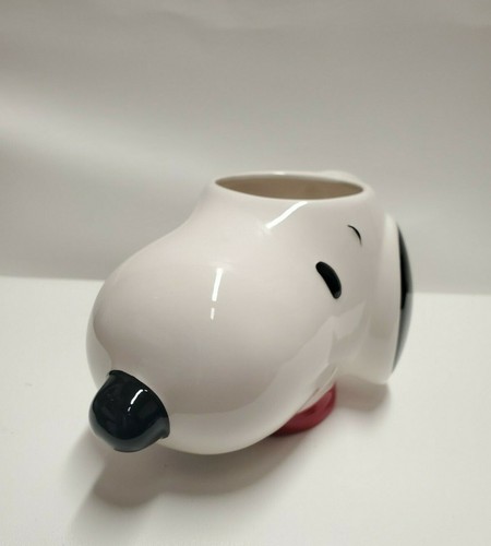 Brand New Peanuts Snoopy Large Face Shape 24 oz Ceramic Mug Coffee Cup Souvenir - Picture 3 of 8
