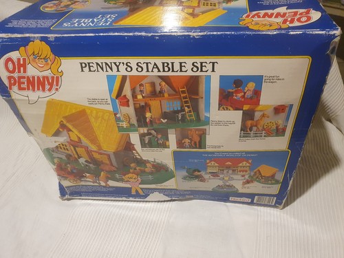 Vintage Oh Penny Pennys Stable Set Boxed+Figures+Accessories 1980s - Picture 14 of 15