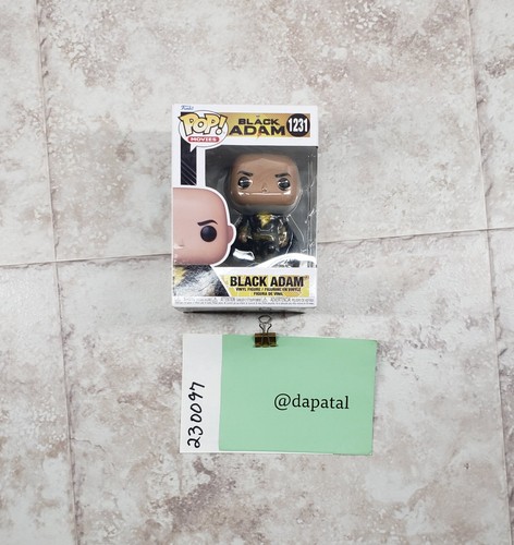Figura de vinilo Black Adam #1231 2022 películas Funko Pop nueva en caja The Rock Cape Flying - Imagen 7 de 7