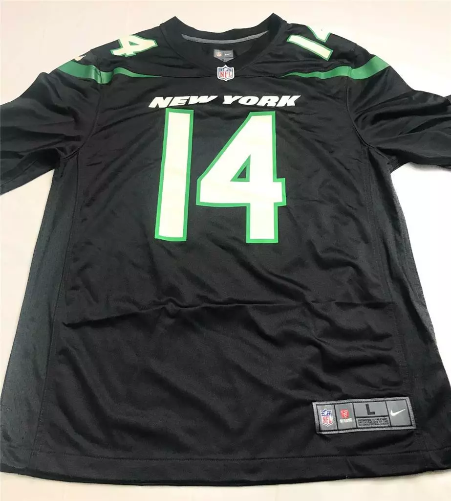 New York New York Jets No14 Sam Darnold Men's White Nike Multi-Color 2020 NFL Crucial Catch Limited NFL Jersey