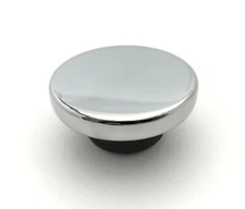 Universal Oil Filler Cap Plug 1.25" Push-In Valve Cover Chevy GM GMC Ford Chrome