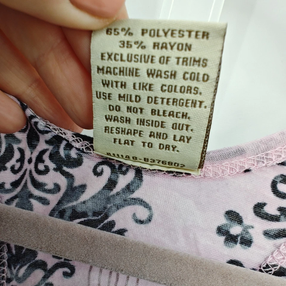 Camiseta deportiva Marika Balance para mujer grande espalda deportiva rosa negro gris Foto 4 de 4