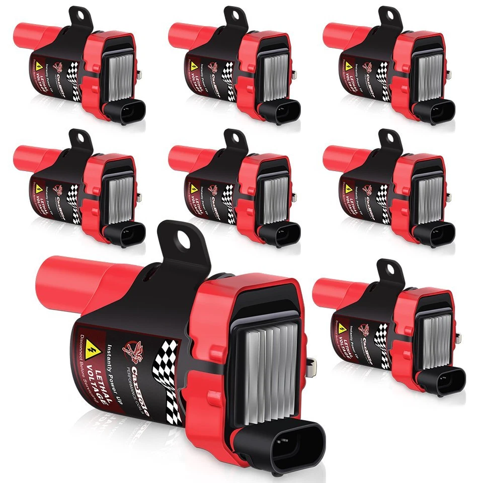 Bobinas de encendido redondas para Cadillac Escalade 2002-2005 5,3 L 6,0 L UF262 C1251, 8 piezas Foto 2 de 4