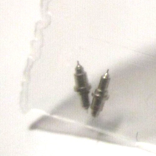 2 HAMILTON 12 SIZE BALANCE STAFFS #3050 DR 3.88MM PIVOT 10 NOS  ---  BB-992