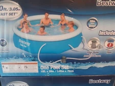 Bestway Fast Set 10 ft x 30 inch Swimming Pool Set