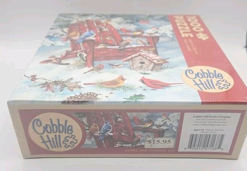 JIGSAW PUZZLE "ADIRONDACK BIRDS" COBBS HILL 1000 PIECES. FACTORY SEALED NEW - Picture 5 of 5