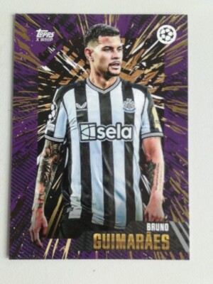 2023-24 TOPPS Gold Uefa UCC Newcastle United Bruno Guimaraes Newcastle United
