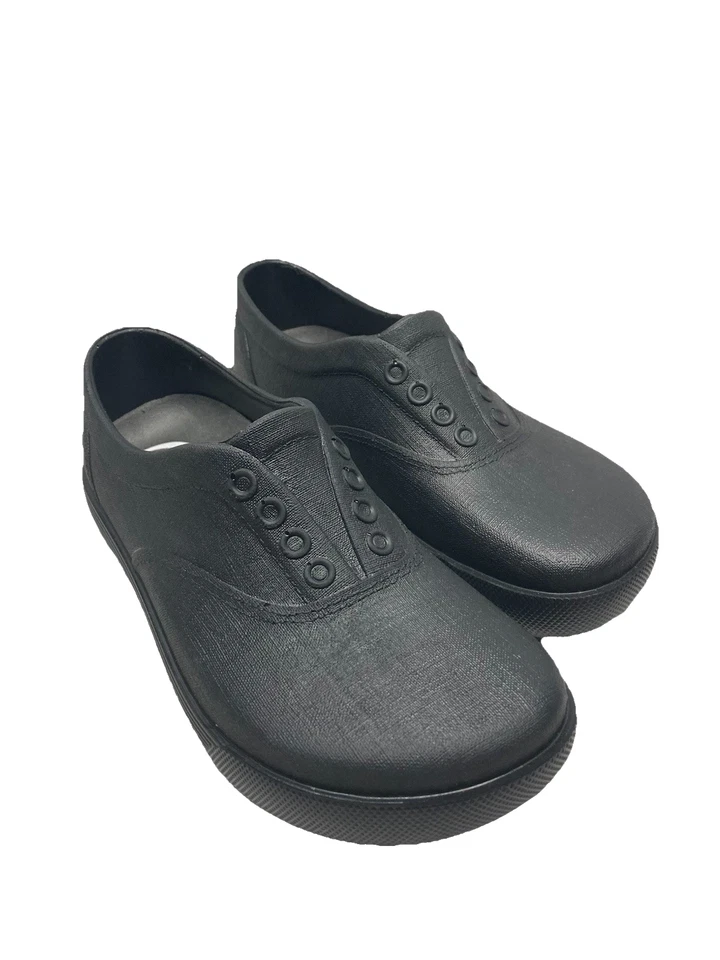 Klogs Calzado Para Hombres Sin Cordones TIBURÓN Resistente al Deslizamiento Hecho en EE. UU. Negro Talla 7,11,13 Foto 3 de 4