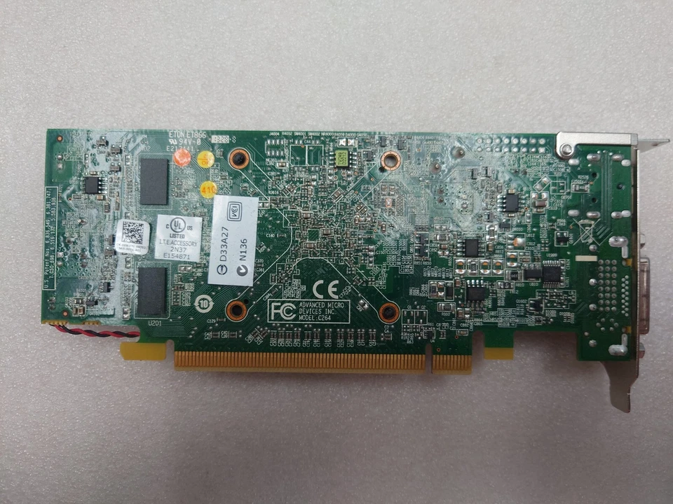 AMD Radeon HD6450 1GB 00WH7F PCIE Display Port Low Profile - Image 2 of 4